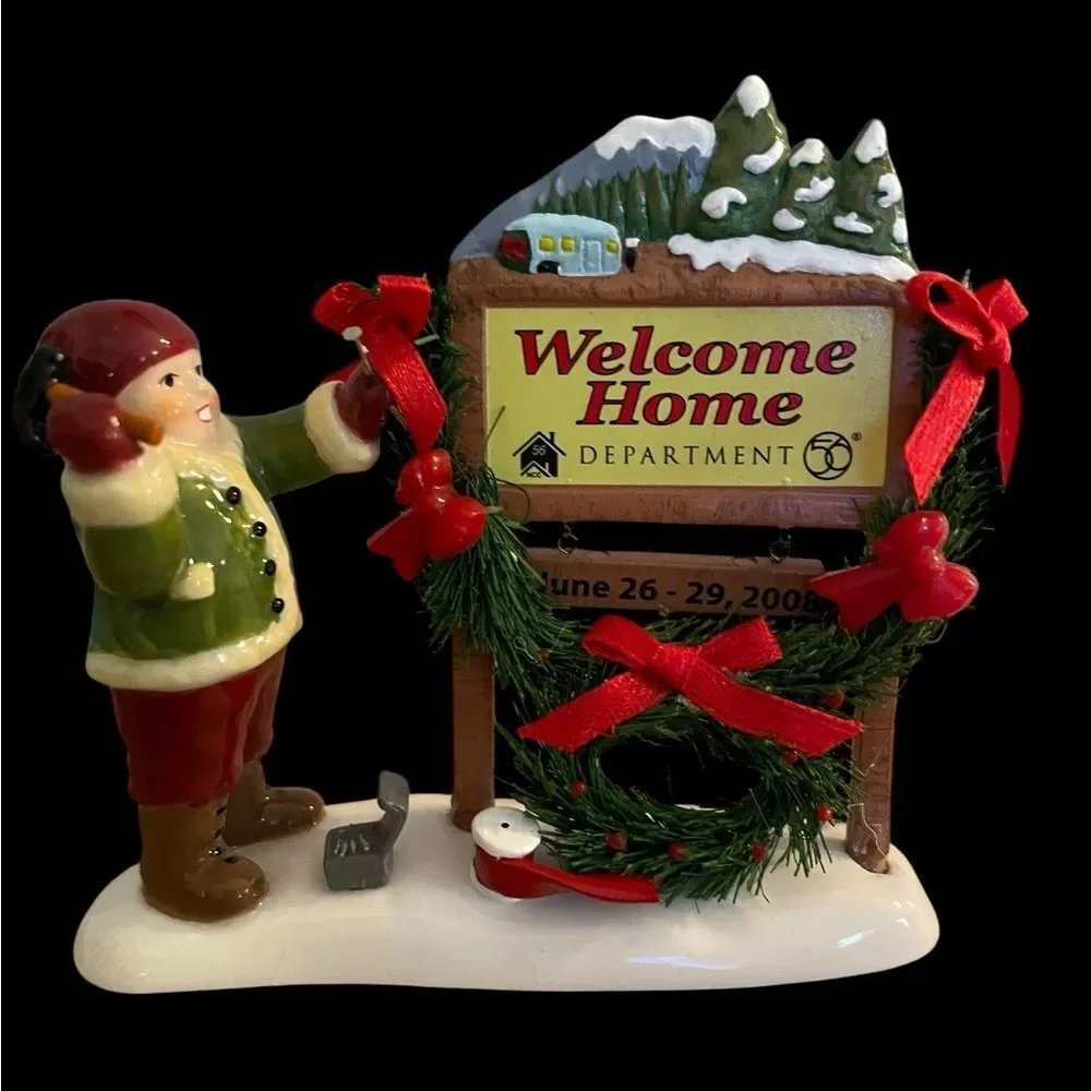Festive Welcome‎ Home Holiday Figurine Department 56